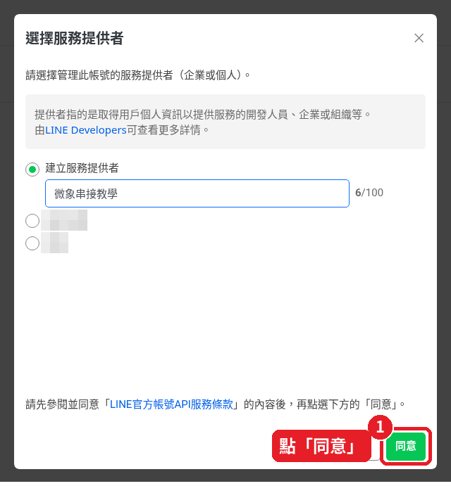 Step 18: Click 「同意」 (Agree)